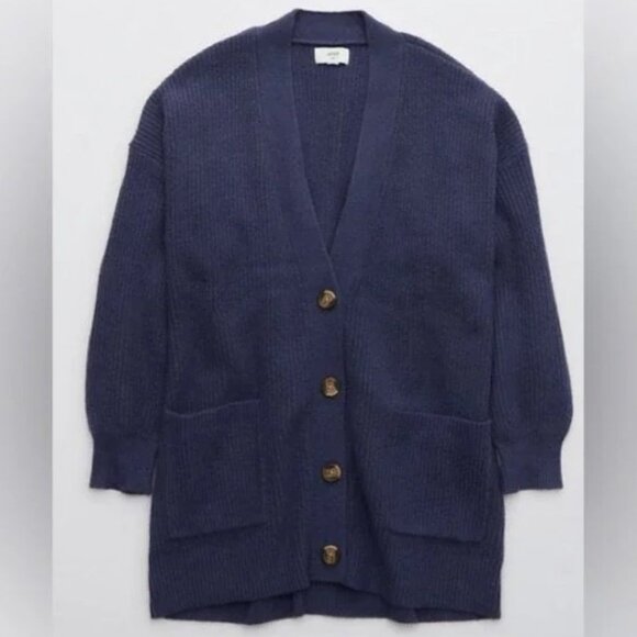 NEW Aerie CozyUp Oversized Cardigan XS - Picture 2 of 11